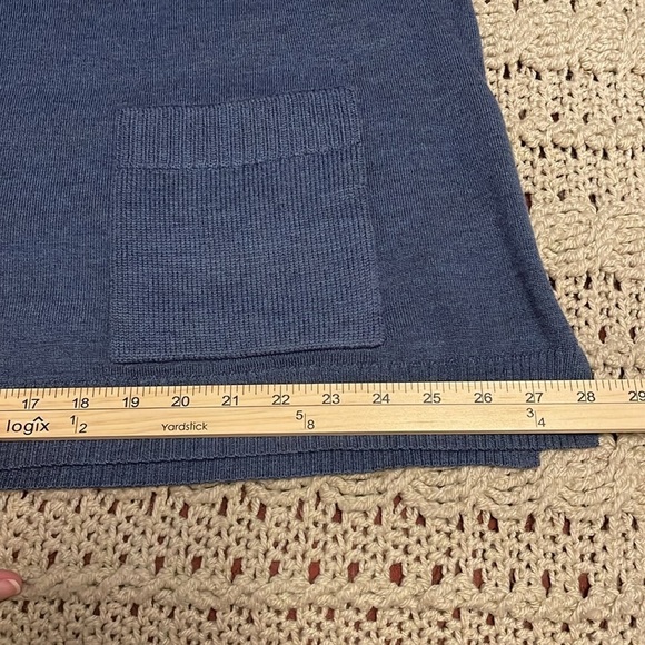 TALBOTS Pure Merino Wool Sweater Turtleneck Pockets Dolman sleeves women’s Sz XL - Picture 12 of 15